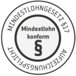 Badge Mindestlohngesetz