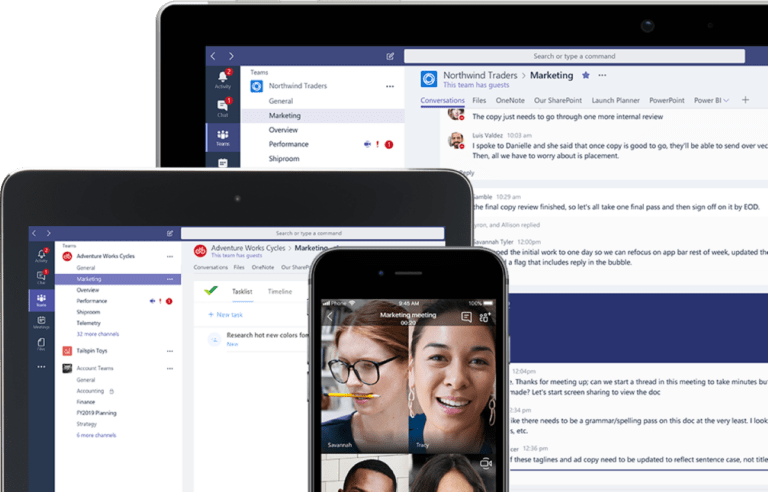 Screenshot Microsoft Teams