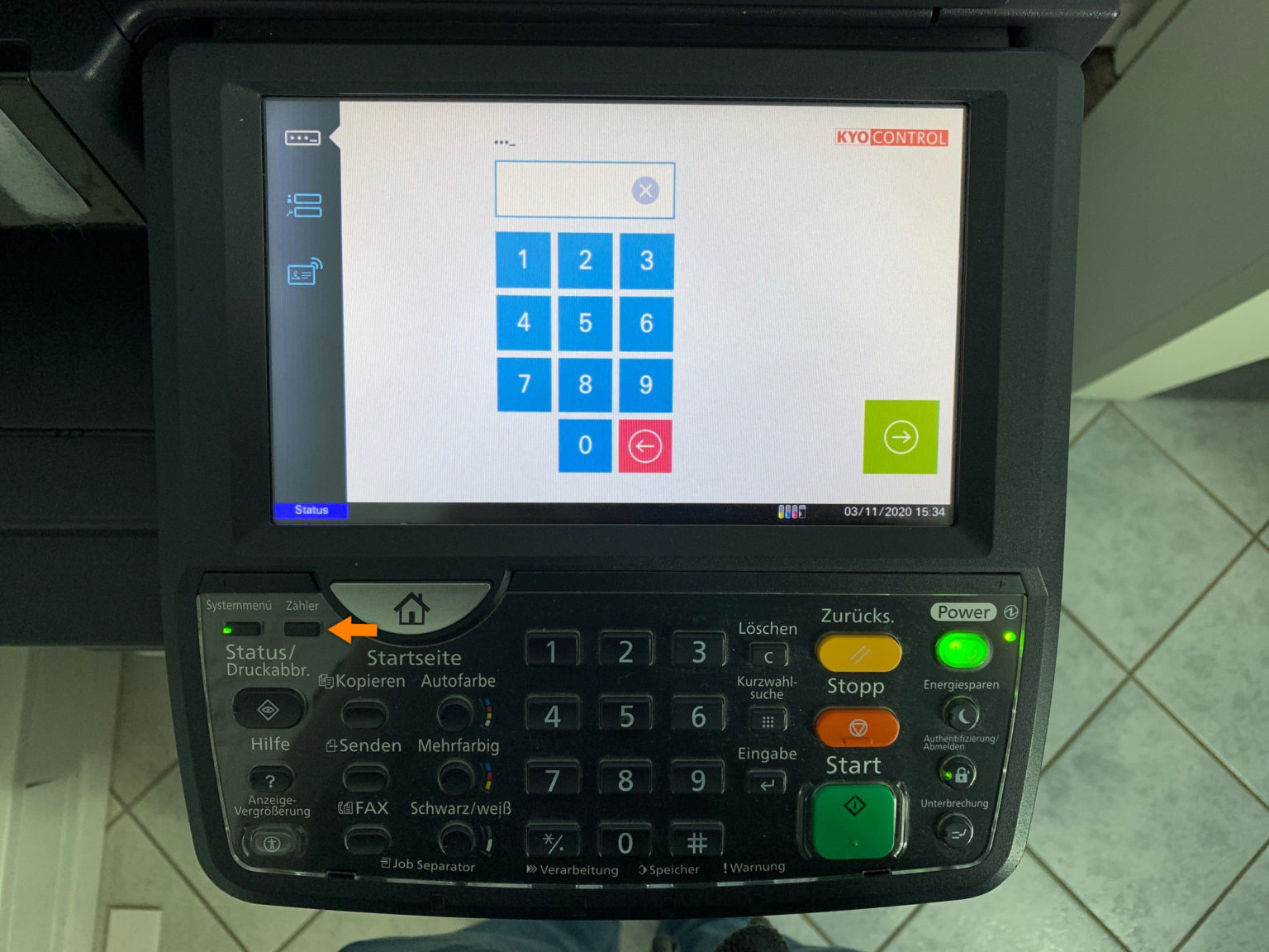 CTV GmbH Zwickau | Statusseite bei Kopierern und Multifunktionsgeräten